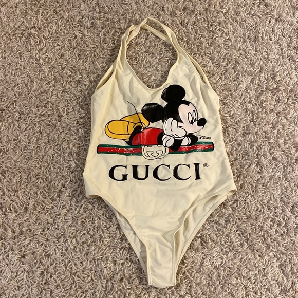Gucci Disney Cream Swimsuit size M NWT - Picture 4 of 9